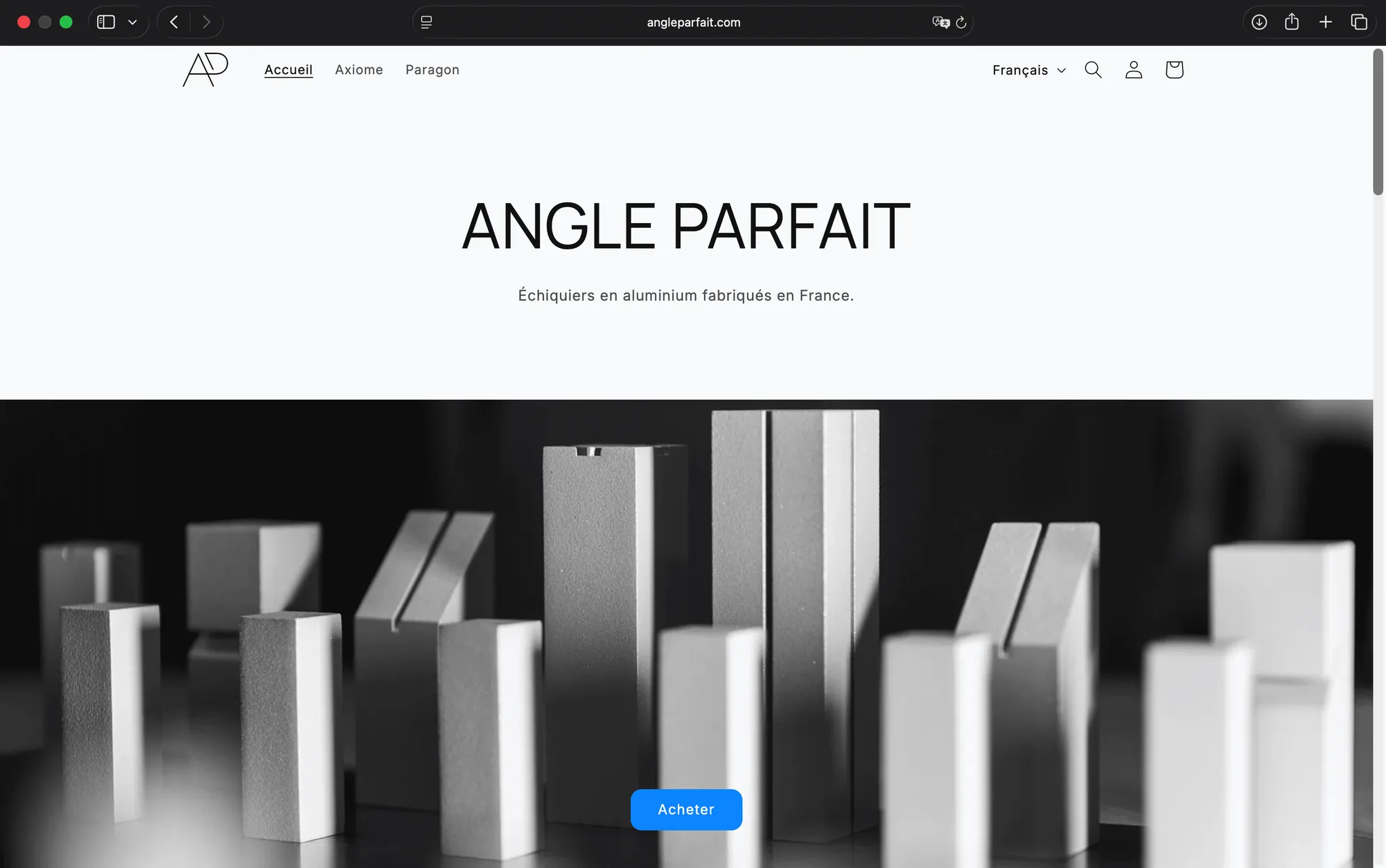 Accueil du site angleparfait.com